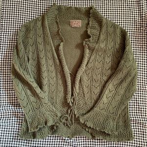 Vintage cardigan with bell sleeves